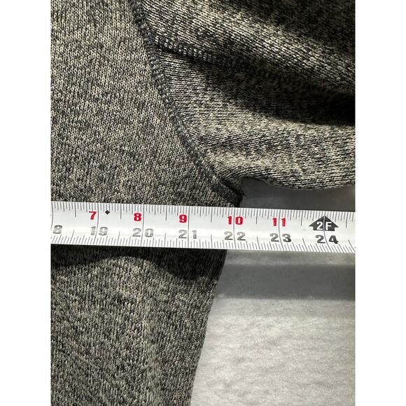 Eddie Bauer Men’s Sherpa Fleece 1/4 Zip Pullover Sweater Heather Gray Size Large - Picture 5 of 10